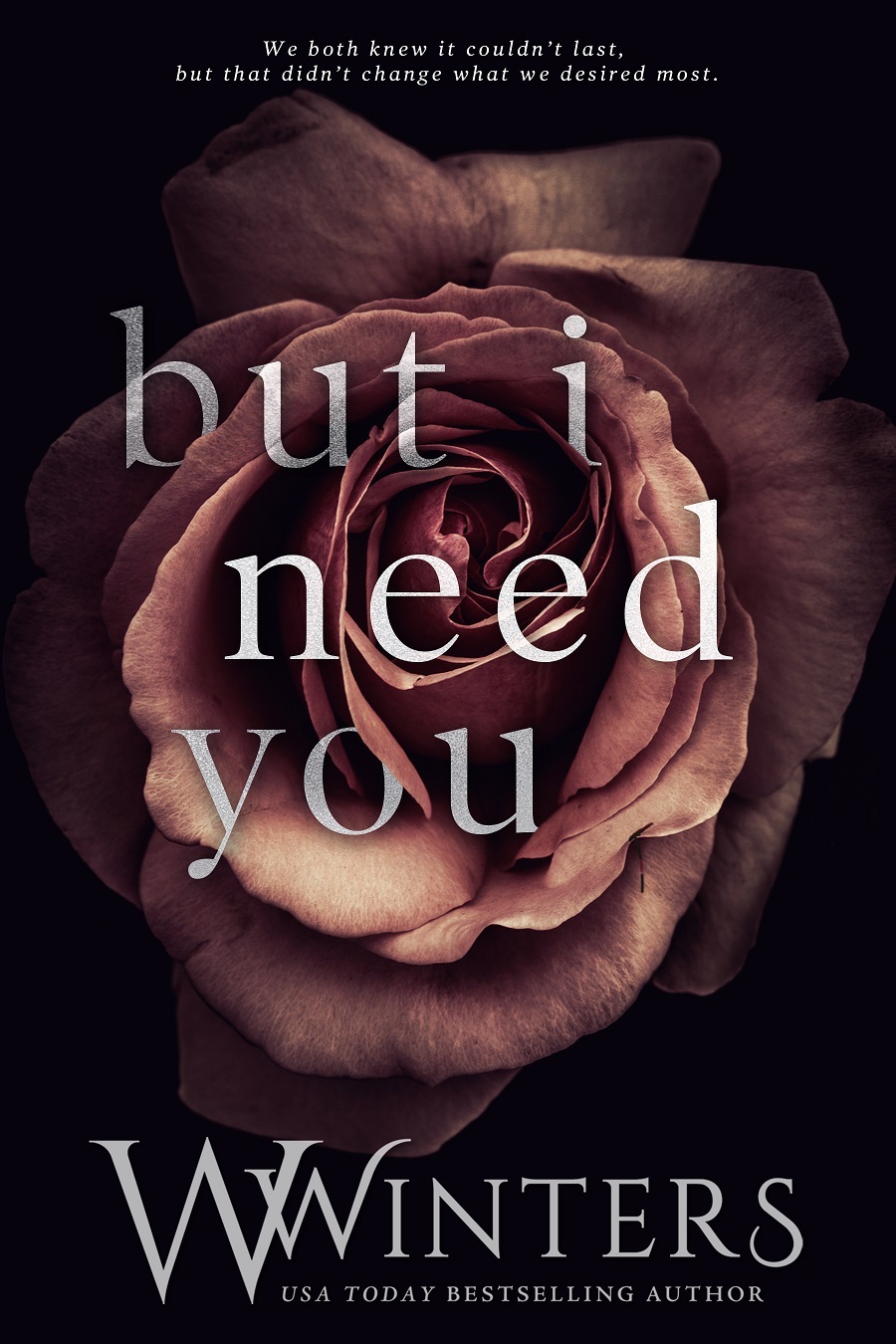 Cover Reveal: BUT I NEED YOU by WILLOW WINTERS